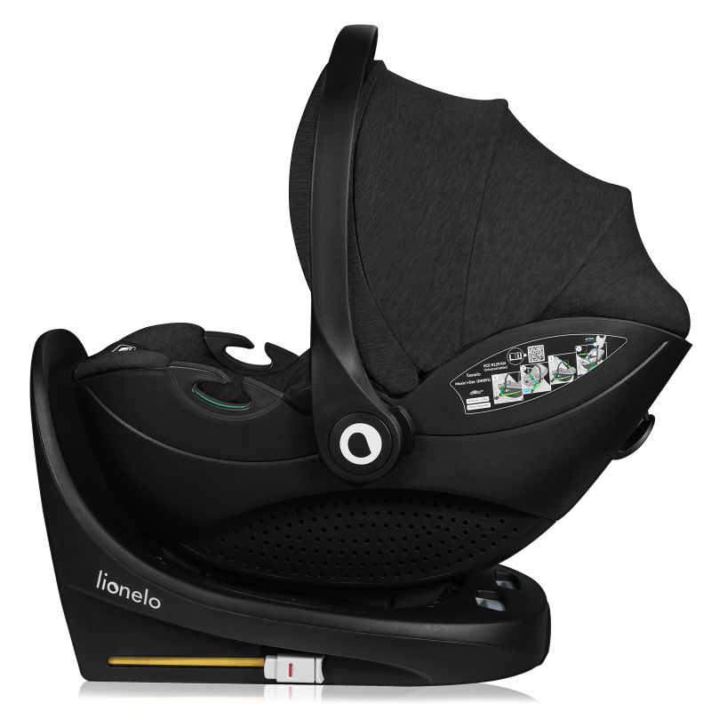 Lionelo Moxie I-Size Set Black Carbon - Автокрісло