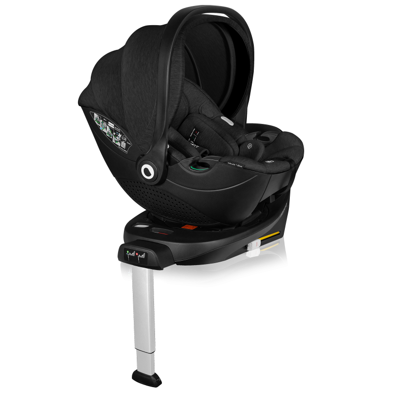Lionelo Moxie I-Size Set Black Carbon - Автокрісло
