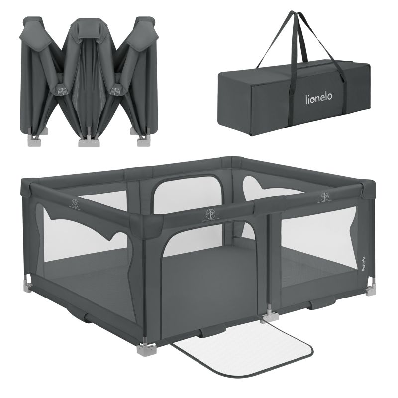 Lionelo Florence Easy Fold Grey Graphite - манеж