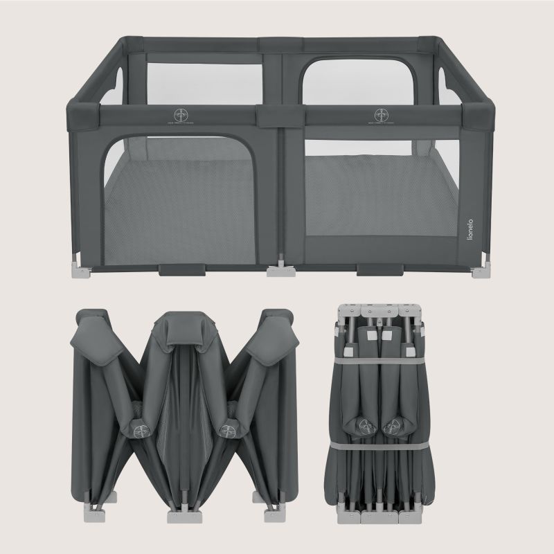 Lionelo Florence Easy Fold Grey Graphite - манеж