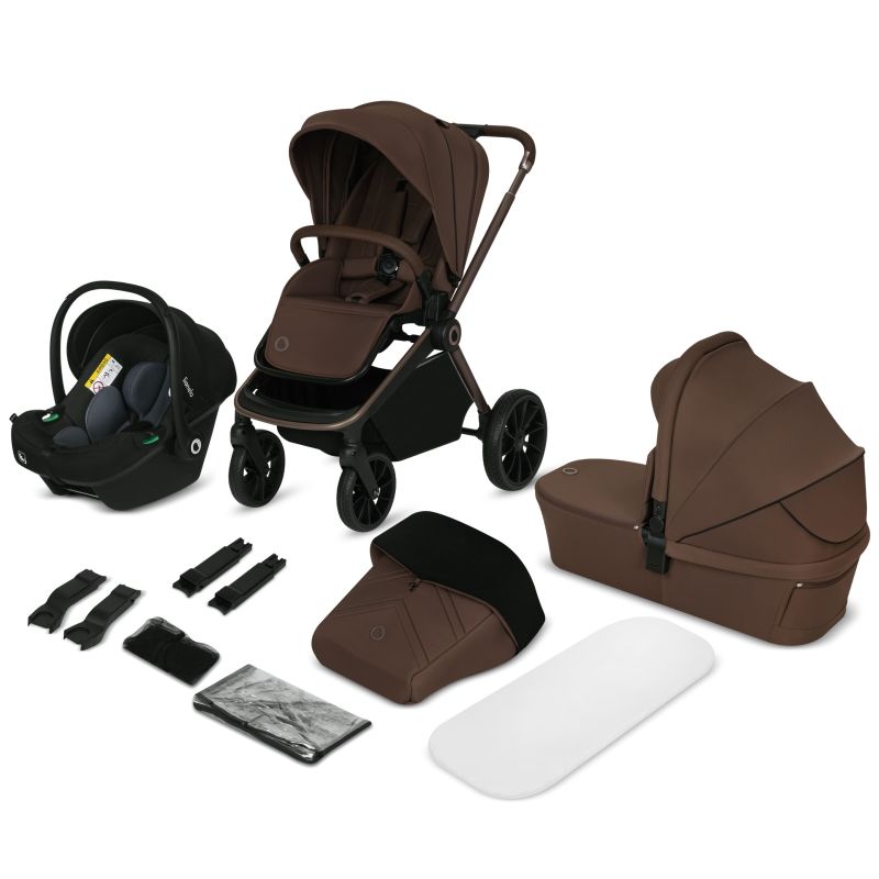 Lionelo Mika Plus Mocha Mouse 3 в 1 - Багатофункціональна коляска