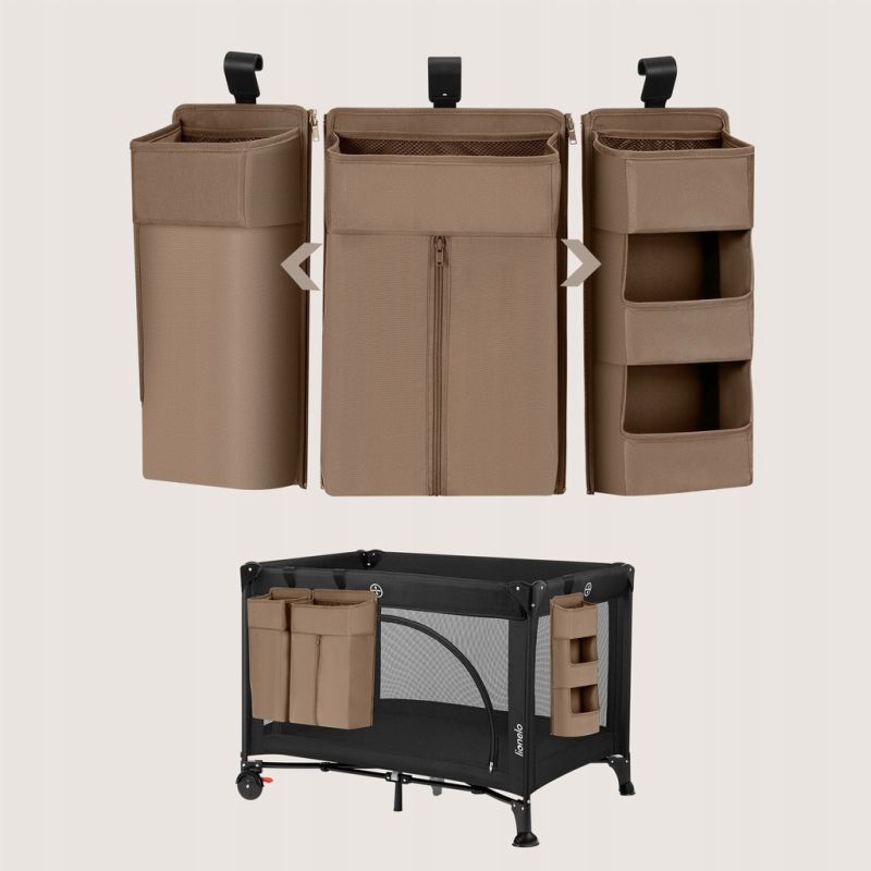 Lionelo Sidepocket Large Beige - Органайзер для ліжечка