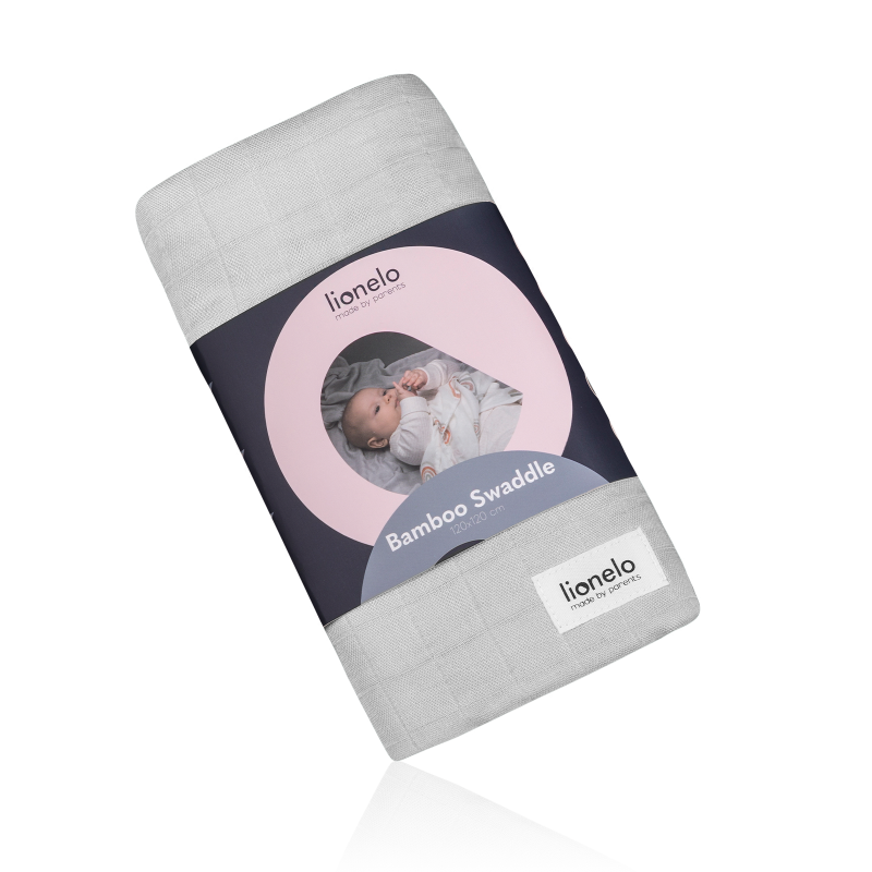 Lionelo Bamboo Swaddle Grey Stone - дитяча пелюшка