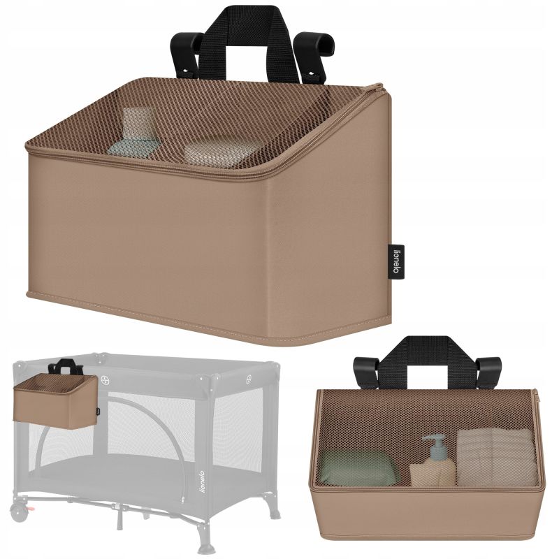 Lionelo Sidepocket Medium Beige - Органайзер для ліжечка