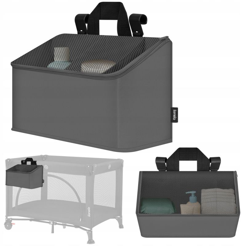 Lionelo Sidepocket Medium Grey - Органайзер для ліжечка