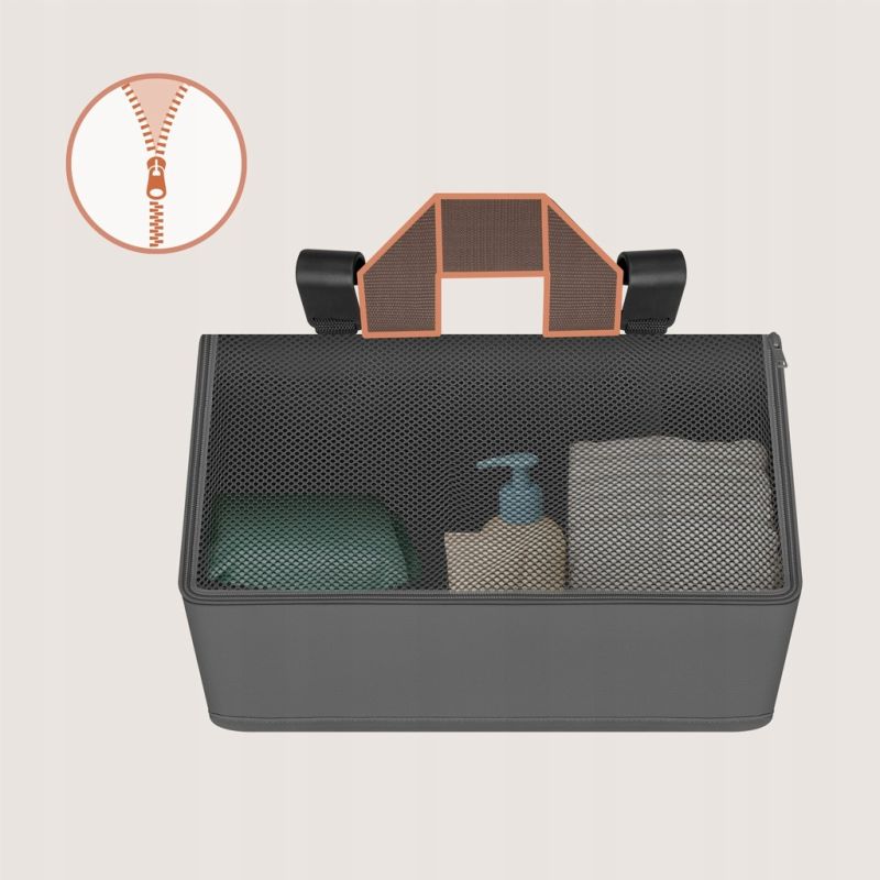 Lionelo Sidepocket Medium Grey - Органайзер для ліжечка