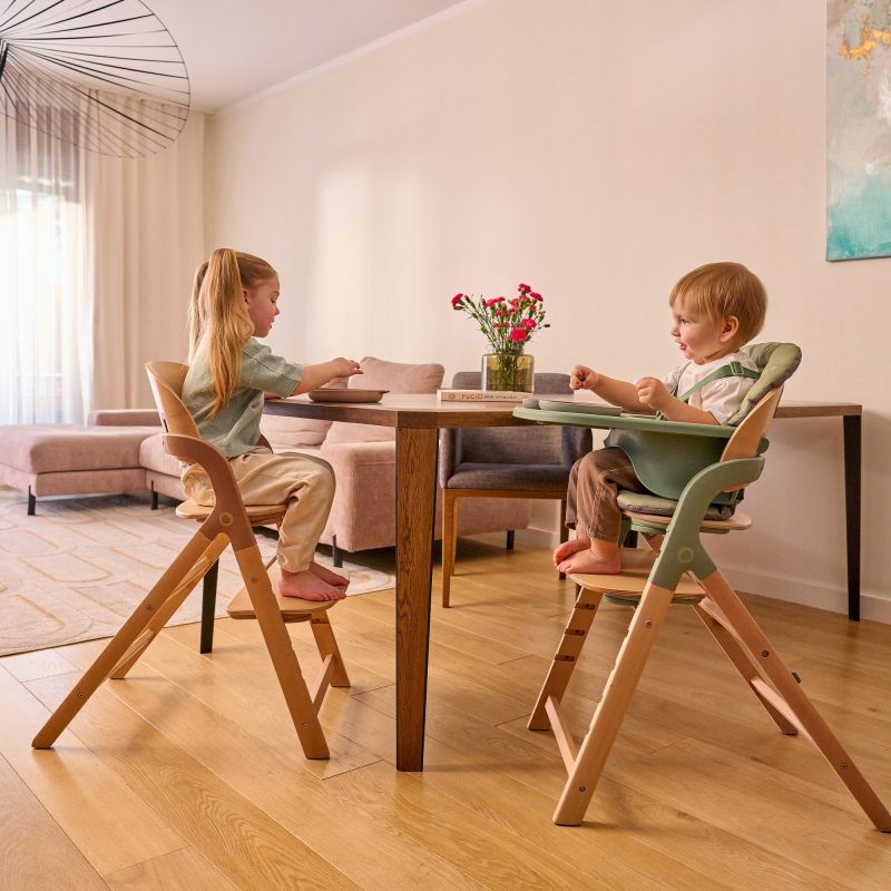 Lionelo Megan White Wood - Стільчик для годування
