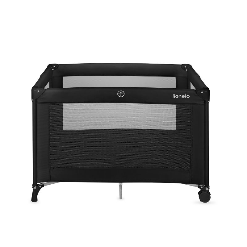 Lionelo Amelie Black Carbon - дитячий манеж
