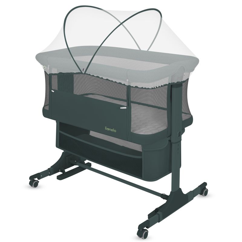 Lionelo Jodie Green Graphite - дитяче ліжечко