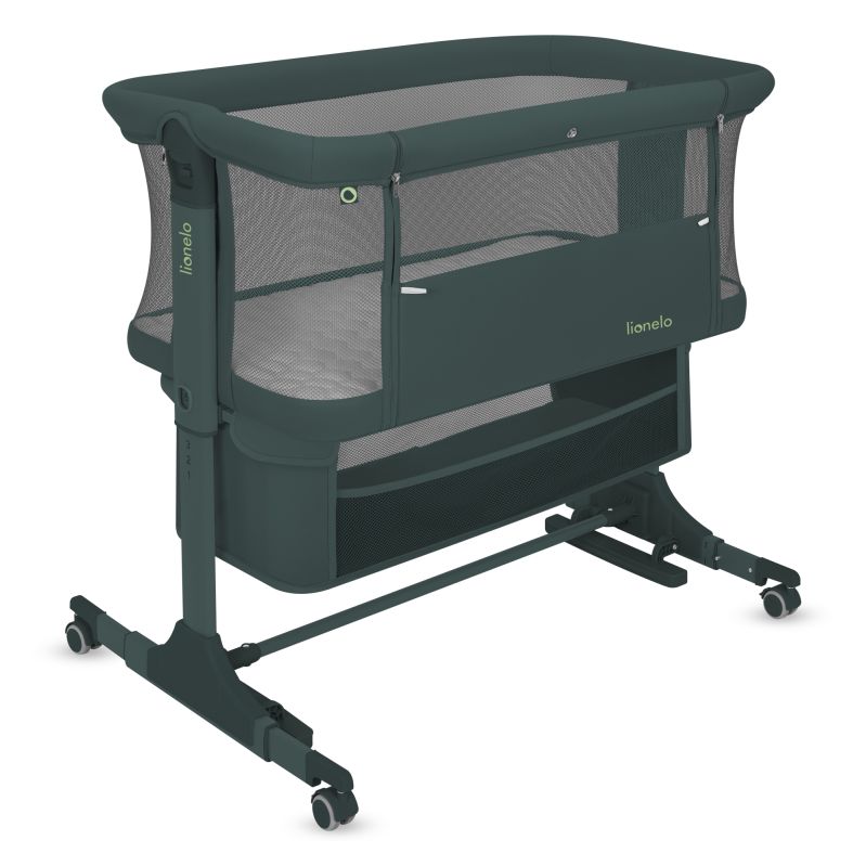 Lionelo Jodie Green Graphite - дитяче ліжечко