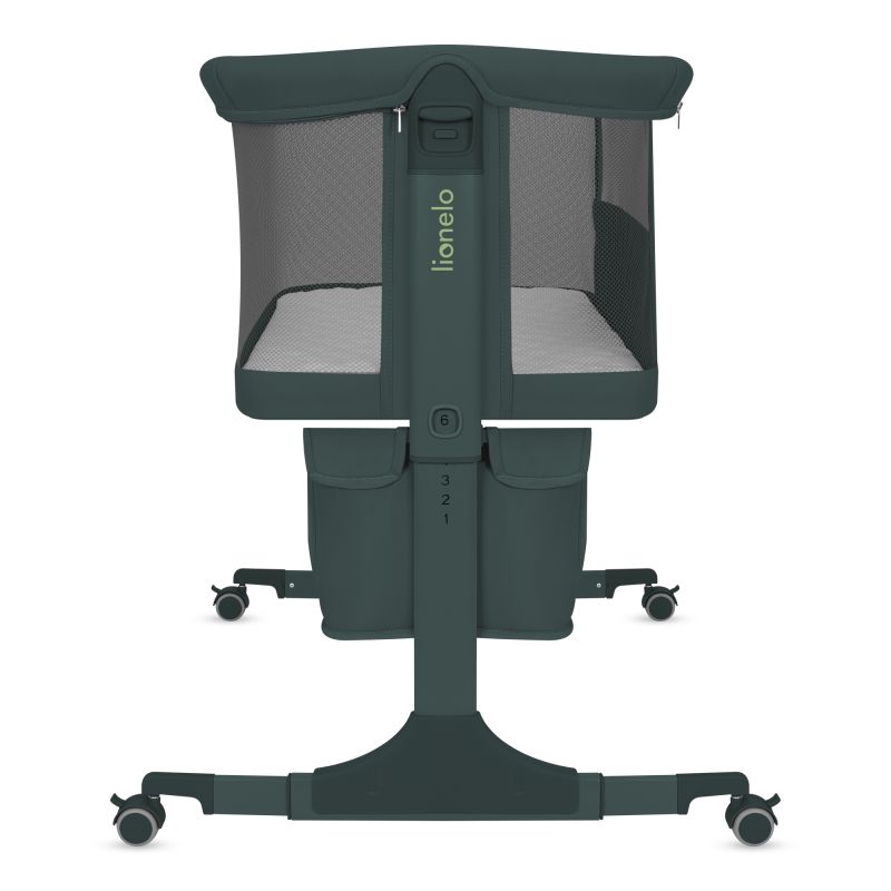 Lionelo Jodie Green Graphite - дитяче ліжечко