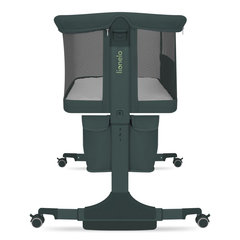 Lionelo Jodie Green Graphite - дитяче ліжечко