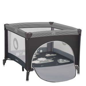 Lionelo Bonnie Grey Scandi - дитячий манеж