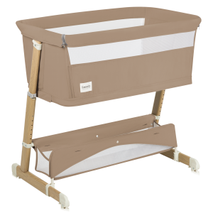 Lionelo Thomi Plus Beige Carmel - Приставне ліжечко