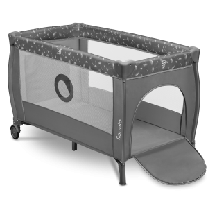 Lionelo Stefi Plus Grey White - Дитячий манеж
