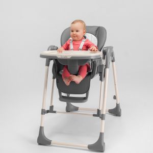Lionelo Laurice Green Olive - Стільчик для годування з функцією гойдалки image