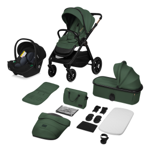 Lionelo Layla 3 в 1 Green Forest - Багатофункціональна коляска з сидінням
