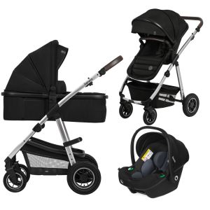 Lionelo Amber 3 в 1 Black Silver - Багатофункціональна коляска