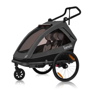 Lionelo Cama Grey Graphite - Велосипедний причіп з функцією коляски