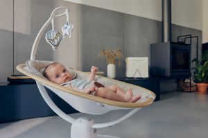 Lionelo Olivia Beige Natural - Крісло-гойдалка image