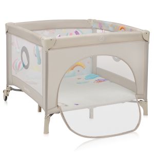 Lionelo Mille Plus Grey Beige - дитячий манеж image