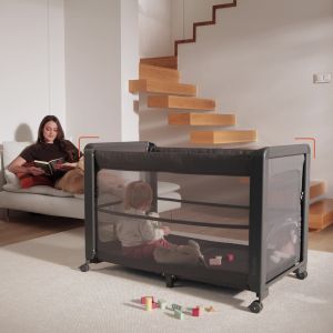 Lionelo Patty Grey Graphite - дитяче ліжечко image
