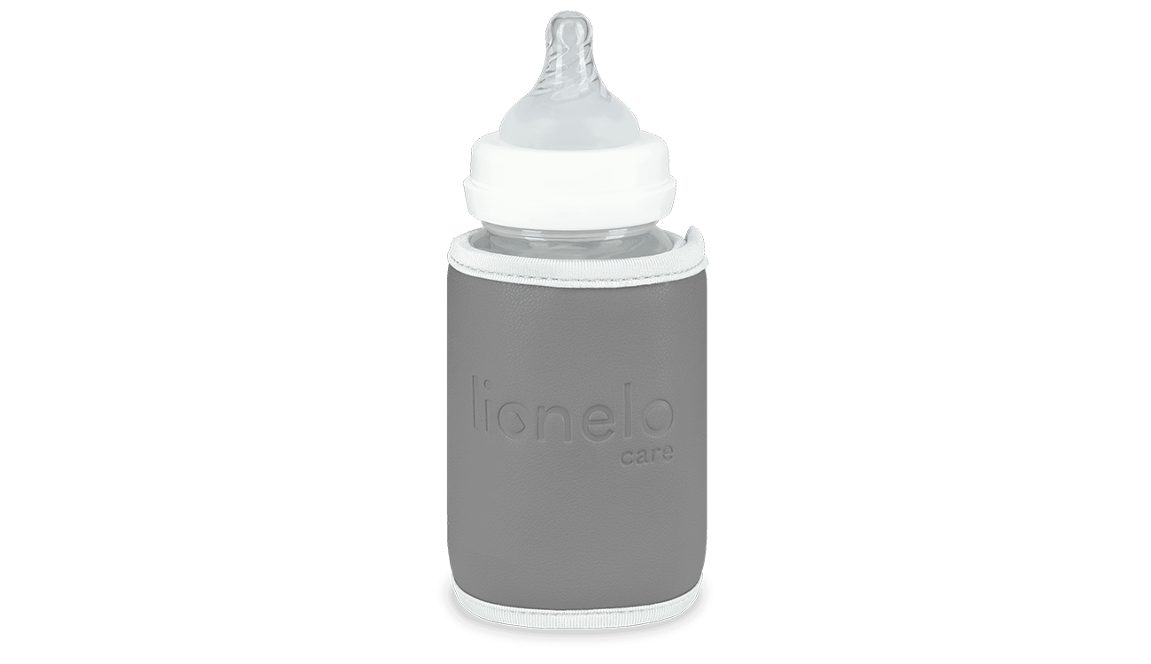 Mobilny podgrzewacz do butelek Lionelo Thermup Go Grey Silve