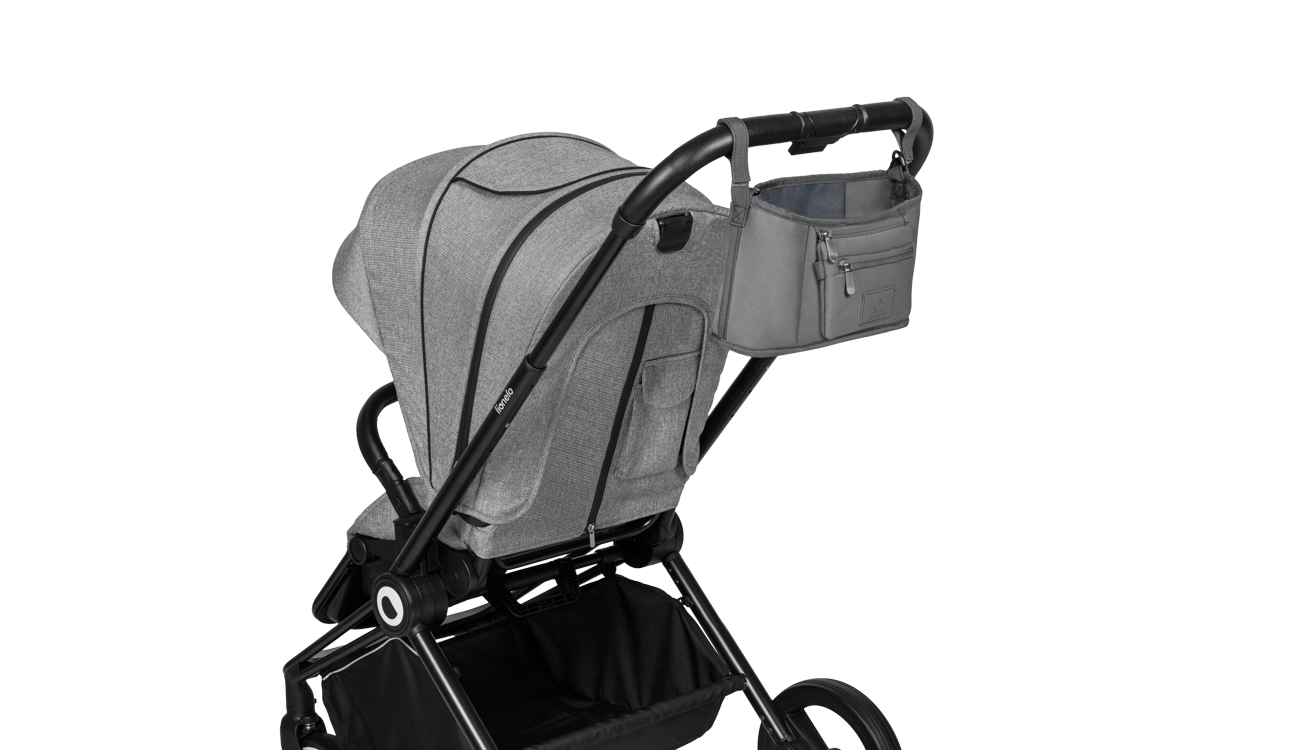 Lionelo Little Cube Grey — organizer do wózka