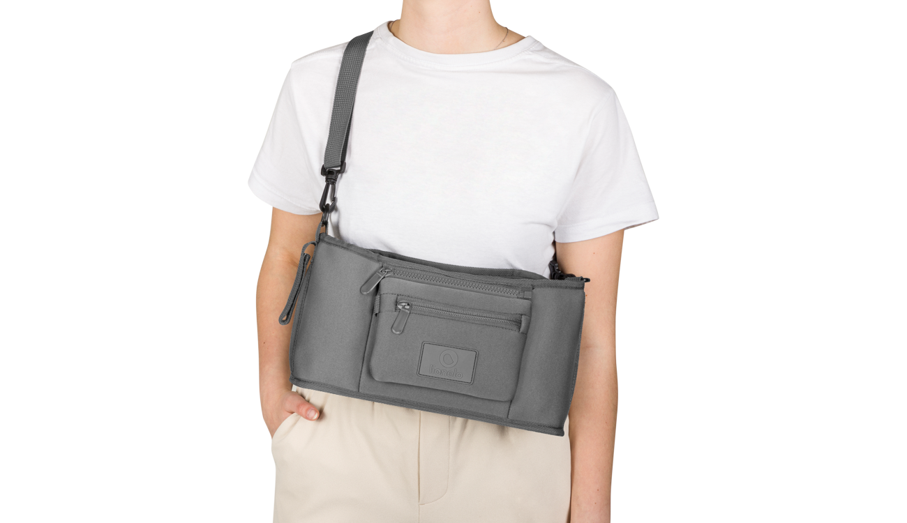 Lionelo Little Cube Grey — organizer do wózka