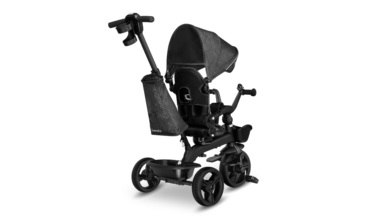 Rowerek tr&oacute;jkołowy 2w1 Lionelo Kori Grey Stone