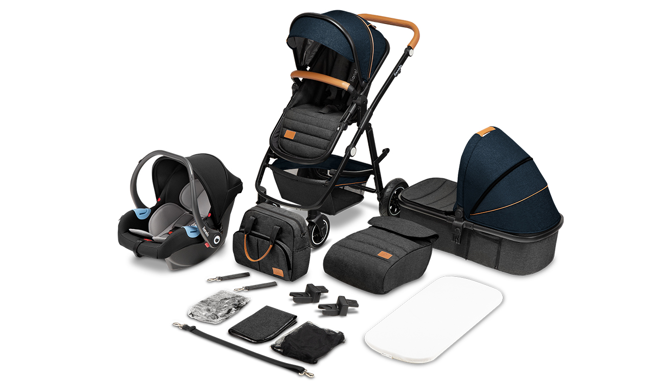 Wózek wielofunkcyjny Lionelo Amber 3w1 Blue Navy