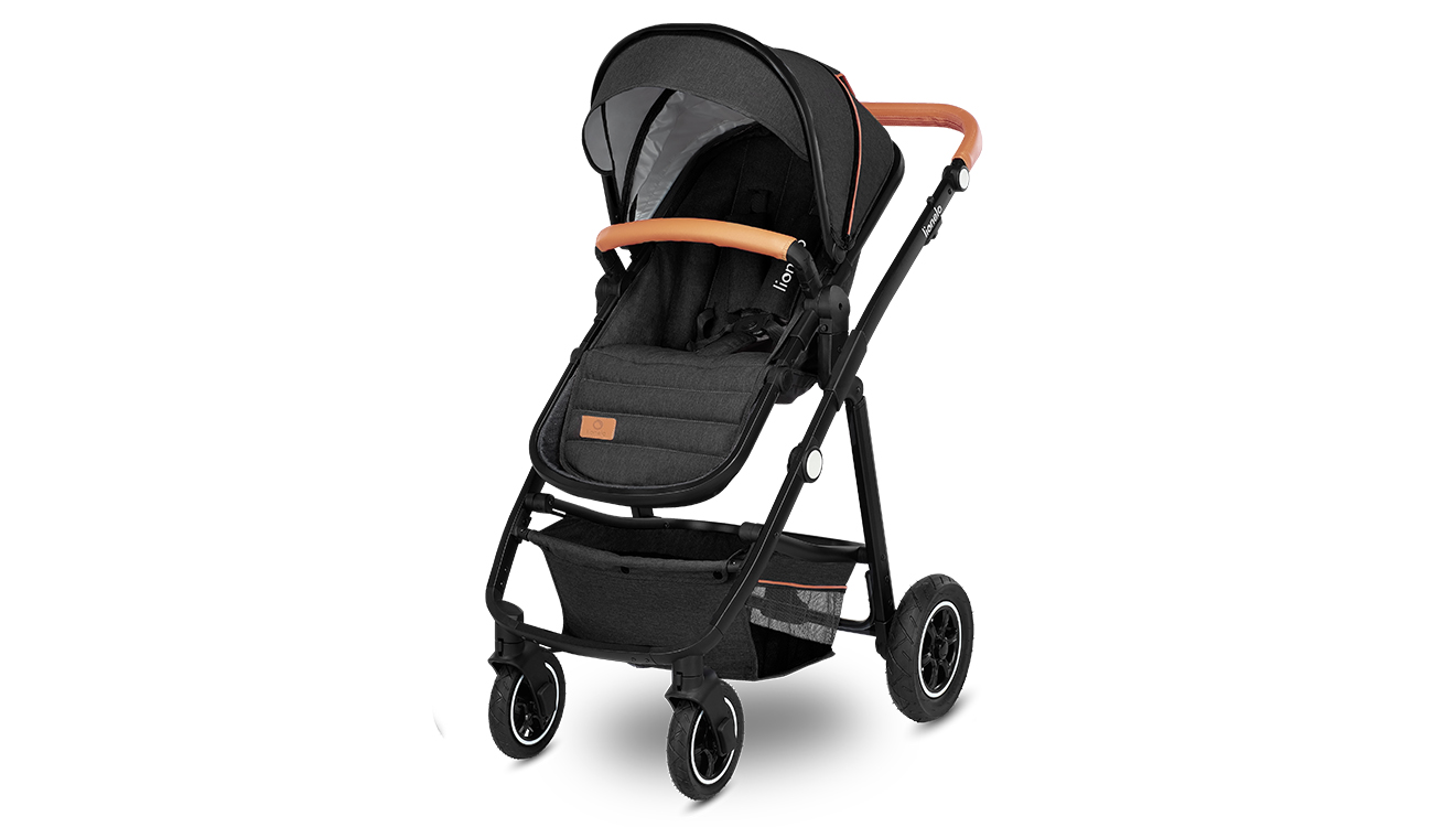 Wózek wielofunkcyjny Lionelo Amber 3w1 Grey Graphite
