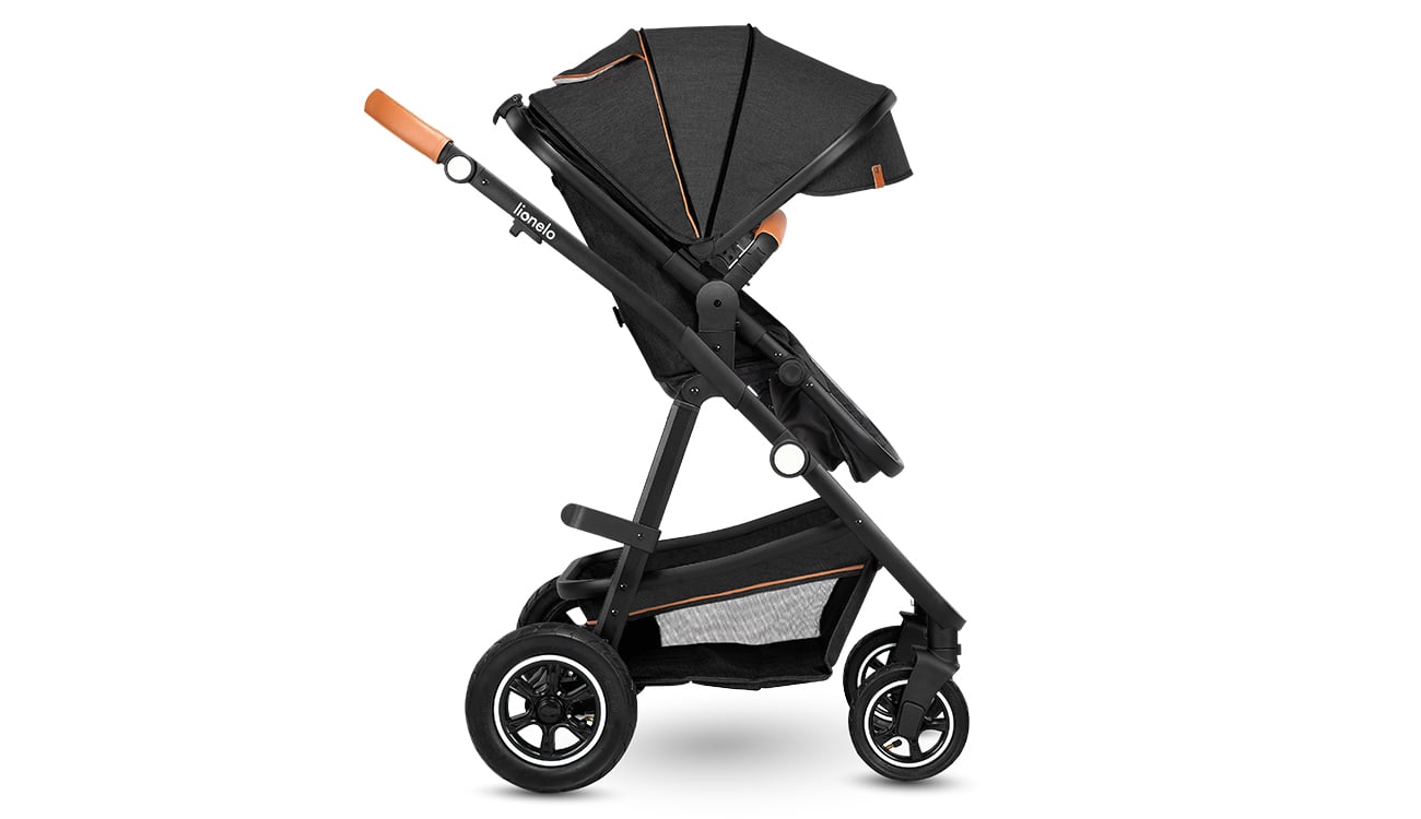 Wózek wielofunkcyjny Lionelo Amber 3w1 Grey Graphite